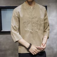 Chinese Shirt Blouse Kung Fu Costume -4TRMOOOKW-2