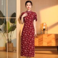 Oriental Qipao Cheongsam Chinese Dress -4UHQCT6Z6-1