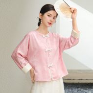 Oriental Chinese Shirt Blouse Costume -4VKMZHAUV