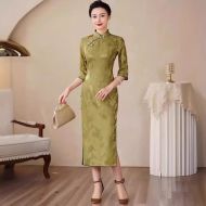 Oriental Qipao Cheongsam Chinese Dress -4VROG4H4K