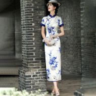Oriental Qipao Cheongsam Chinese Dress -5KUM3ZUV0