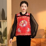Oriental Chinese Coat Jacket Costume -5XQADQEQ5-1