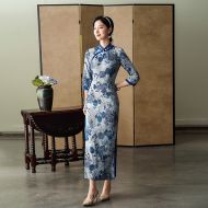 Oriental Qipao Cheongsam Chinese Dress -6NMJKCQ1G