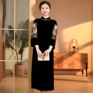 Oriental Qipao Cheongsam Chinese Dress -8E8RZ4LW8