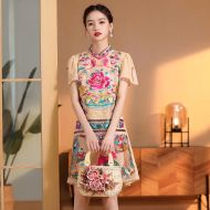 Oriental Qipao Cheongsam Chinese Dress -9H0AIMS2P-1