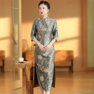 Oriental Qipao Cheongsam Chinese Dress -9SLIFUSAT-2