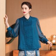 Oriental Chinese Shirt Blouse Costume -2RUQQRKBWU-3