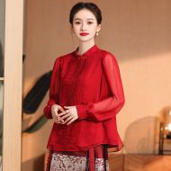 Oriental Chinese Shirt Blouse Costume -2RUQQRKBWU-4