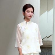 Oriental Chinese Shirt Blouse Costume -AWRA1UH0T