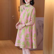 Oriental Qipao Cheongsam Chinese Dress -BKWNWP0C7