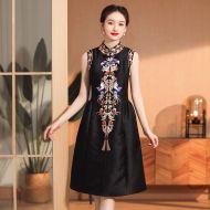 Oriental Qipao Cheongsam Chinese Dress -3D4ED0NTAX-1