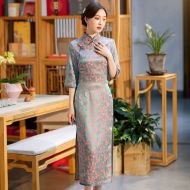 Oriental Qipao Cheongsam Chinese Dress -COED7K56B-1