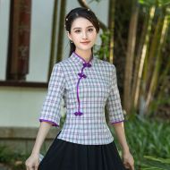 Oriental Chinese Shirt Blouse Costume -DP7WL3K4S-1