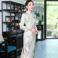 Qipao Cheongsam Chinese Dress Fabulous Jacquard