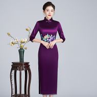 Oriental Qipao Cheongsam Chinese Dress -EF4VFWV4N