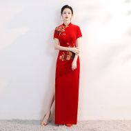 Oriental Qipao Cheongsam Chinese Dress -F5EYCJY6F
