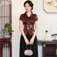 Oriental Chinese Shirt Blouse Costume -FGM3F9QXH