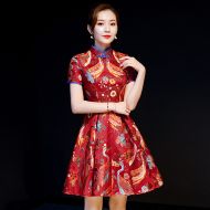 Oriental Qipao Cheongsam Chinese Dress -GIU9S8D6J-1