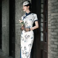 Oriental Qipao Cheongsam Chinese Dress -4XUAVAKD59