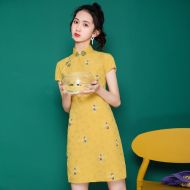 Oriental Qipao Cheongsam Chinese Dress -HXW93N7O5