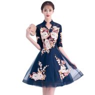 Oriental Qipao Cheongsam Chinese Dress -IAMO0XECW