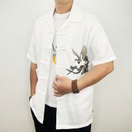 Chinese Shirt Blouse Kung Fu Costume -J0XQDJSEG-2