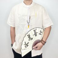 Chinese Shirt Blouse Kung Fu Costume -J0YV9ARV8-1