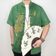 Chinese Shirt Blouse Kung Fu Costume -J0YV9ARV8-3