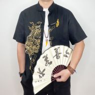 Chinese Shirt Blouse Kung Fu Costume -J0YV9ARV8-5