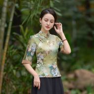 Oriental Chinese Shirt Blouse Costume -KGFKHIIUZ