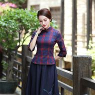 Oriental Chinese Shirt Blouse Costume -L44NATI5F-2