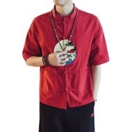 Chinese Shirt Blouse Kung Fu Costume -LI8521RJR-3