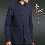 Chinese Shirt Blouse Kung Fu Costume -M5U5UM7KR-2
