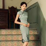 Oriental Qipao Cheongsam Chinese Dress -MK4U63G0L