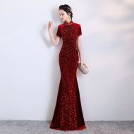 Oriental Qipao Cheongsam Chinese Dress -MWVSSN70G-1