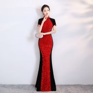Oriental Qipao Cheongsam Chinese Dress -MWVSSN70G-5