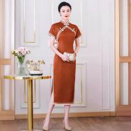 Oriental Qipao Cheongsam Chinese Dress -MYKQGKO58