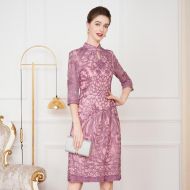 Oriental Qipao Cheongsam Chinese Dress -OBXMLU2DV-3