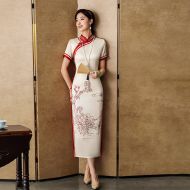 Oriental Qipao Cheongsam Chinese Dress -OQFLWHR8M