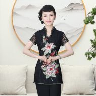 Oriental Chinese Shirt Blouse Costume -PF1J92V4N-3