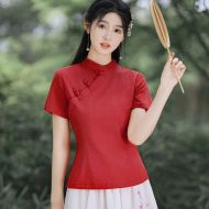 Oriental Chinese Shirt Blouse Costume -PFCL29T1N-1