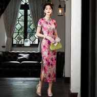 Oriental Qipao Cheongsam Chinese Dress -PFGJQHVVV