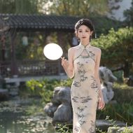 Oriental Qipao Cheongsam Chinese Dress -PFT1HF3GV-2