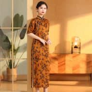 Oriental Qipao Cheongsam Chinese Dress -77D610GZ3V-2