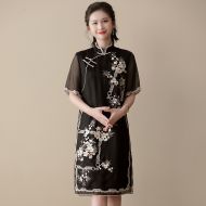 Oriental Qipao Cheongsam Chinese Dress -7SMPPX4A0A-2