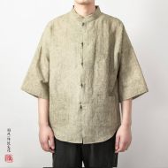 Chinese Shirt Blouse Kung Fu Costume -SM5QSPM77-1