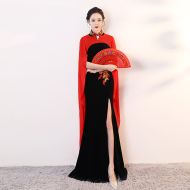Oriental Qipao Cheongsam Chinese Dress -SMKD0TI3F