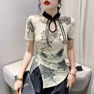Oriental Chinese Shirt Blouse Costume -UEMH5SB9K-1