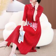 Oriental Qipao Cheongsam Chinese Dress -UQOVJNT12-1
