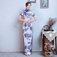 Oriental Qipao Cheongsam Chinese Dress -V1QXWXRV3